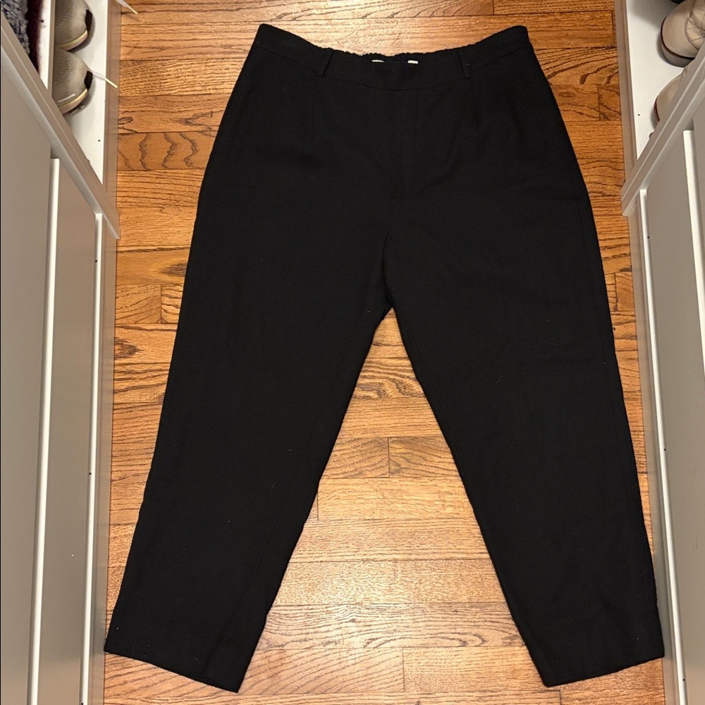 Vince Women's Black Wool Trousers